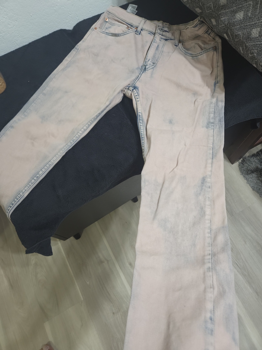 Men's Light Pink Washed Levi's 512 33x32